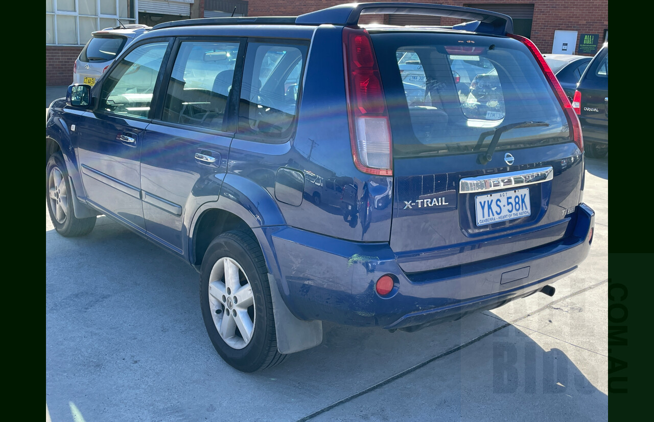 3/2005 Nissan X-Trail Ti (4x4) T30 4d Wagon Blue 2.5L