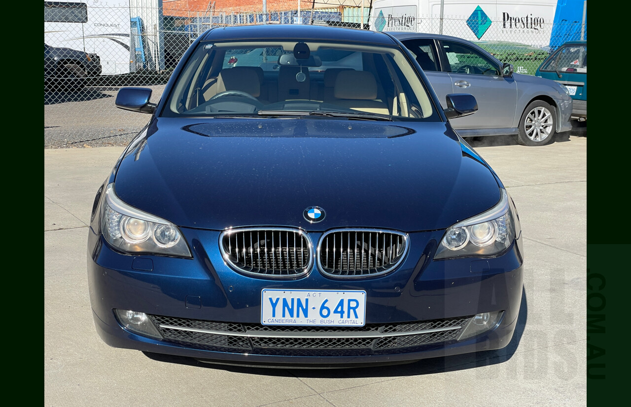 1/2009 BMW 523i E60 MY09 4d Sedan Blue 2.5L