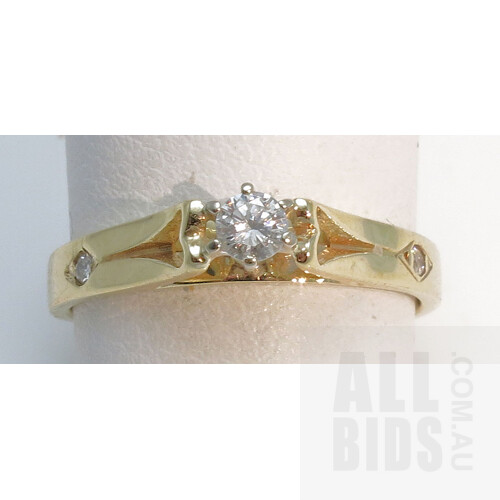 9ct Gold Diamond Ring