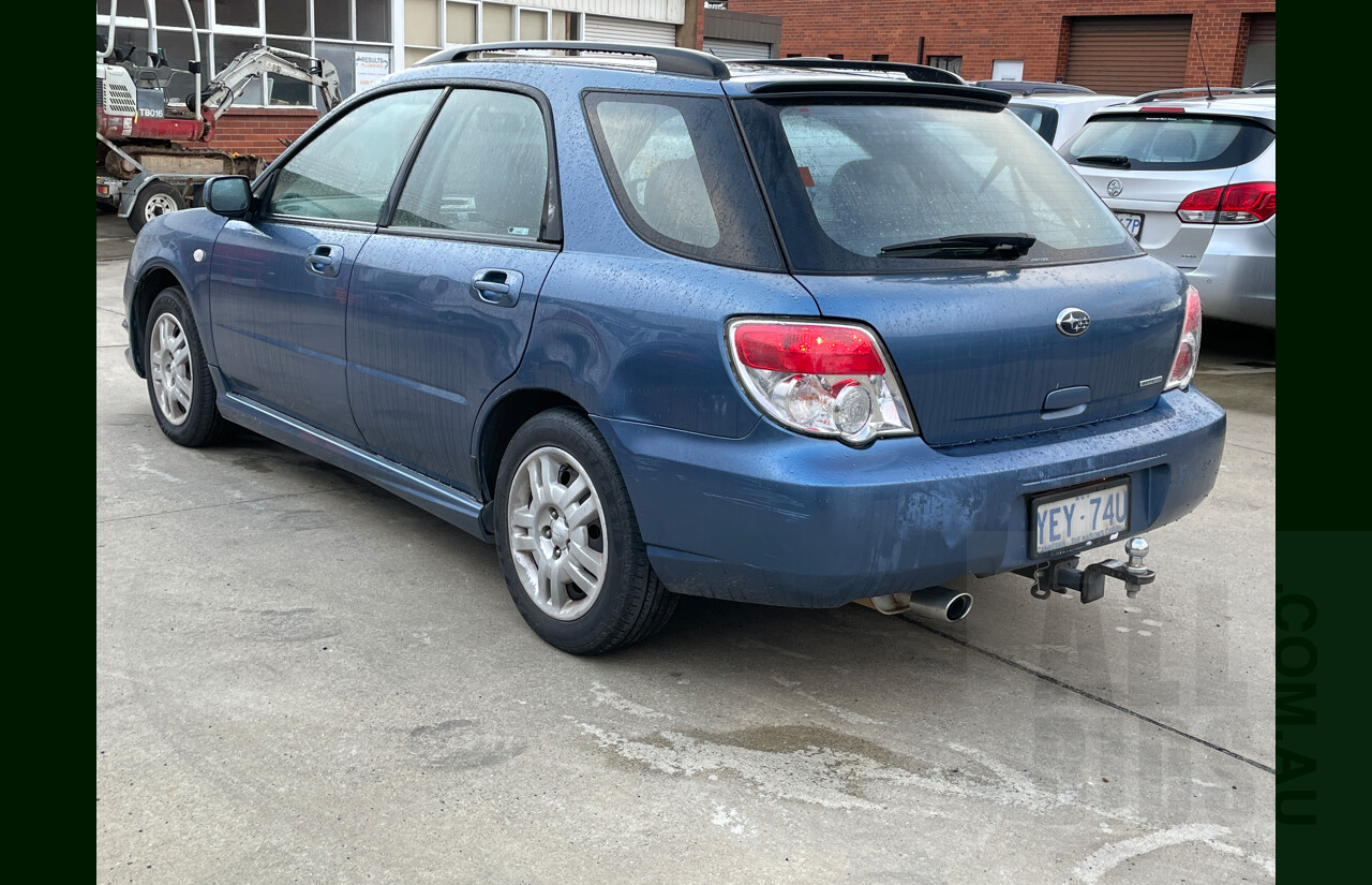 4/2007 Subaru Impreza 2.0i (awd) MY07 5d Hatchback Blue 2.0L