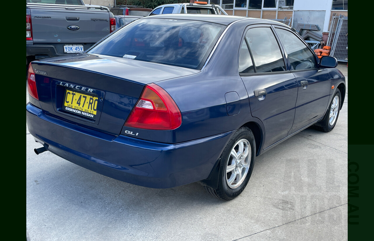 12/2002 Mitsubishi Lancer GLi CE 4d Sedan Blue 1.8L