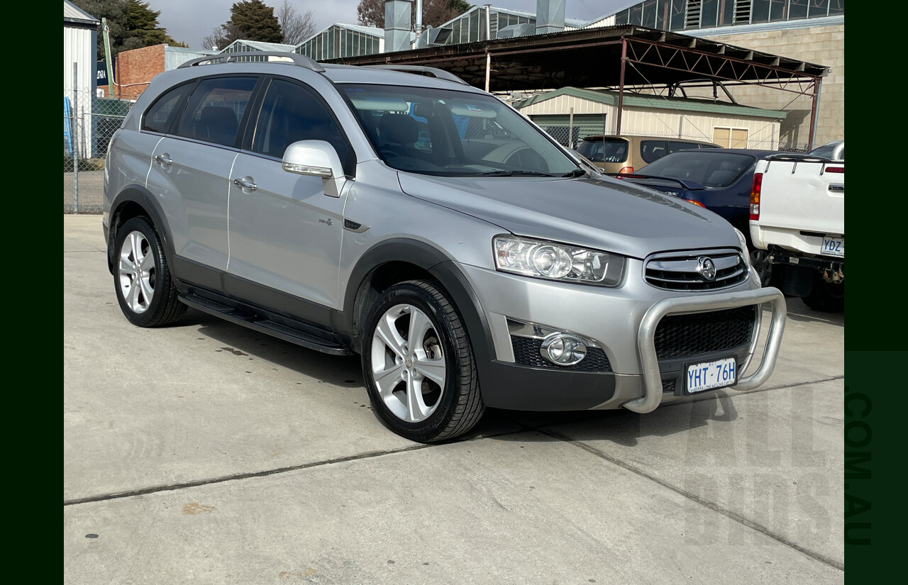 10/2011 Holden Captiva 7 LX (4x4) CG SERIES II 4d Wagon Silver 3.0L