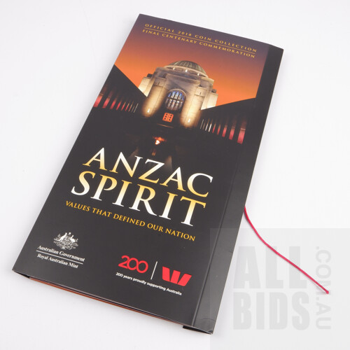 2018 Anzac Spirit Coin Collection 15 Coins