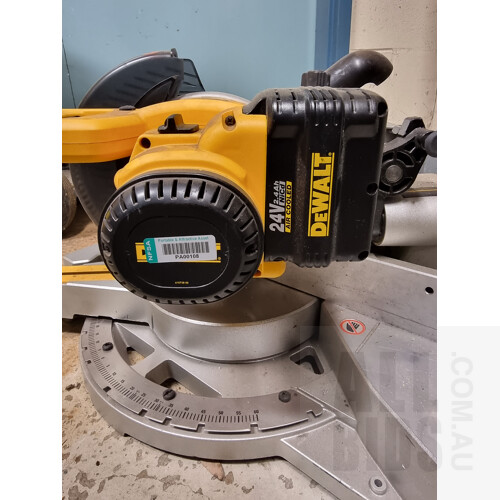 Dewalt dw017 24v 2024 mitre saw