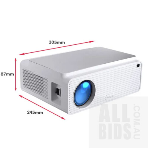 Kogan 6500 Lumens Full HD Wi-Fi Projector (S900) - ORP $359.00