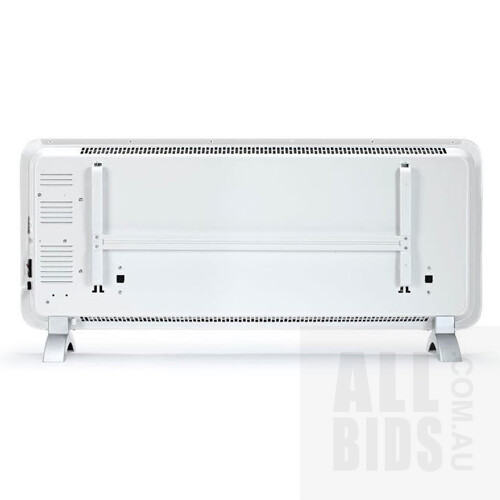 White Kogan SmarterHome™ 2000W Smart Glass Panel Heater in Original Box - ORP $89.99