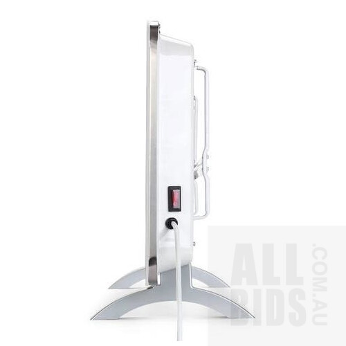 White Kogan SmarterHome™ 2000W Smart Glass Panel Heater in Original Box - ORP $89.99