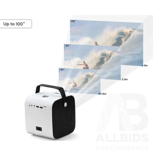 Kogan 3000 Lumens HD Wi-Fi Mini Projector (M500) -ORP $159.00