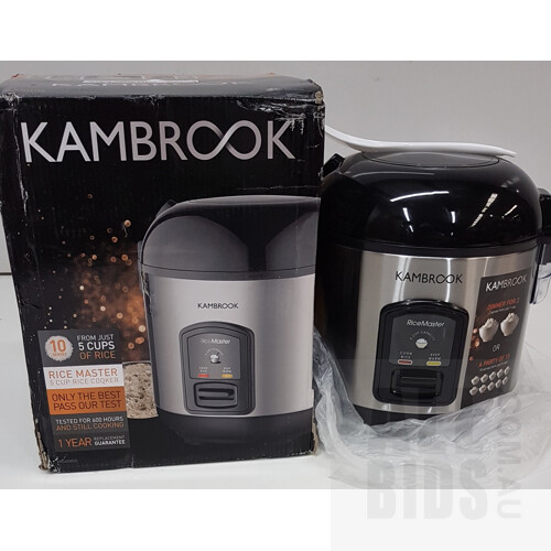 Kambrook Rice Master 5 Cup Rice Cooker & Steamer