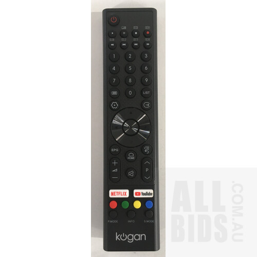 Kogan TV Remote Controls T002 And Q001 - Lot Of Three - ORP $149.97