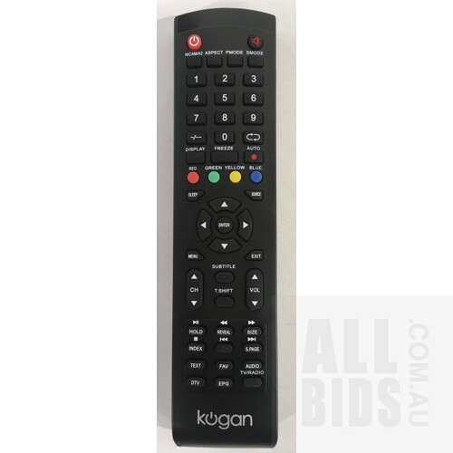 Kogan TV Remote Controls T002 And Q001 - Lot Of Three - ORP $149.97