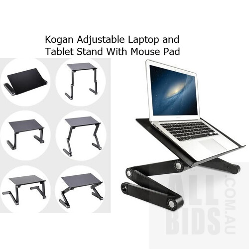 Assorted Computer Kogan Brand Accessories Laptop Stands, Moniter Mounts in Original Boxes - Lot of 5 - ORP $187.95