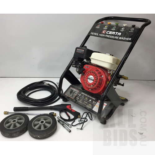 Certa 196CC Petrol High Pressure Washer - ORP $219