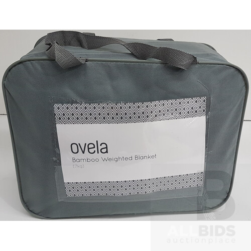 Ovela Bamboo Weighted Blanket (7KG) - ORP $79.99