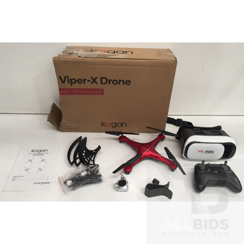 Viper-X Drone With VR Headset - ORP $74.99