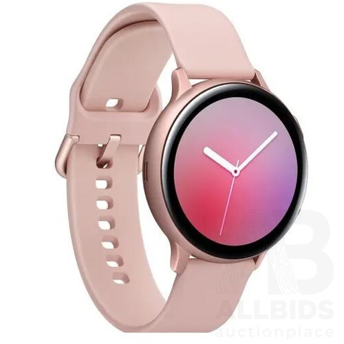 Samsung Galaxy Watch Active 2 SM-R830 (40MM Bluetooth, Pink Gold) - International Model - ORP $179.00