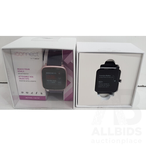 Timex and Kogan Smart Watches - Lot of 2 - Total ORP $120.98