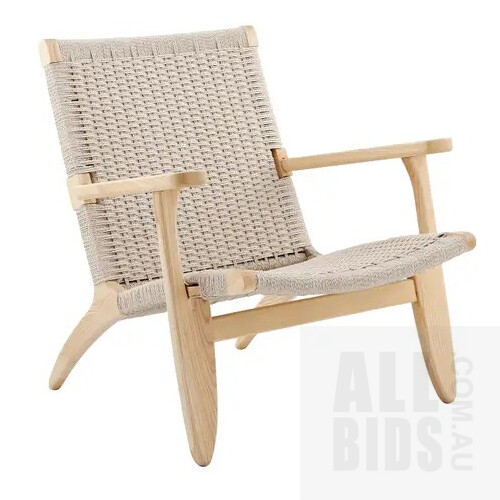 Replica Hans Wegner CH25 Easy Chair (Ash Natural) - ORP $399