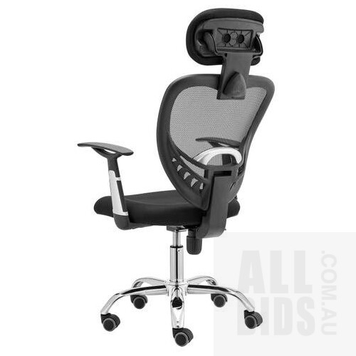 Black Ergolux Everyday Ergonomic Chair in Original Box - ORP $119