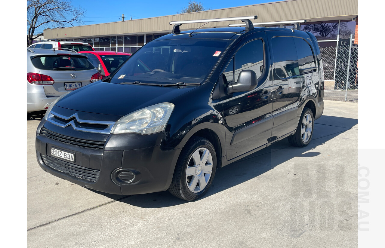 1/2010 Citroen Berlingo 1.6 HDI LONG B9C Van Black 1.6L