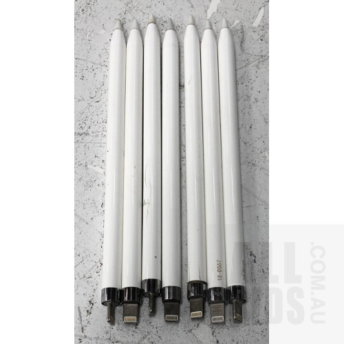 Apple (A1603) Pencil - Lot of Seven