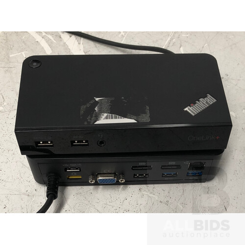 Lenovo (DU9047S1) ThinkPad OneLink+ Dock - Lot of Two