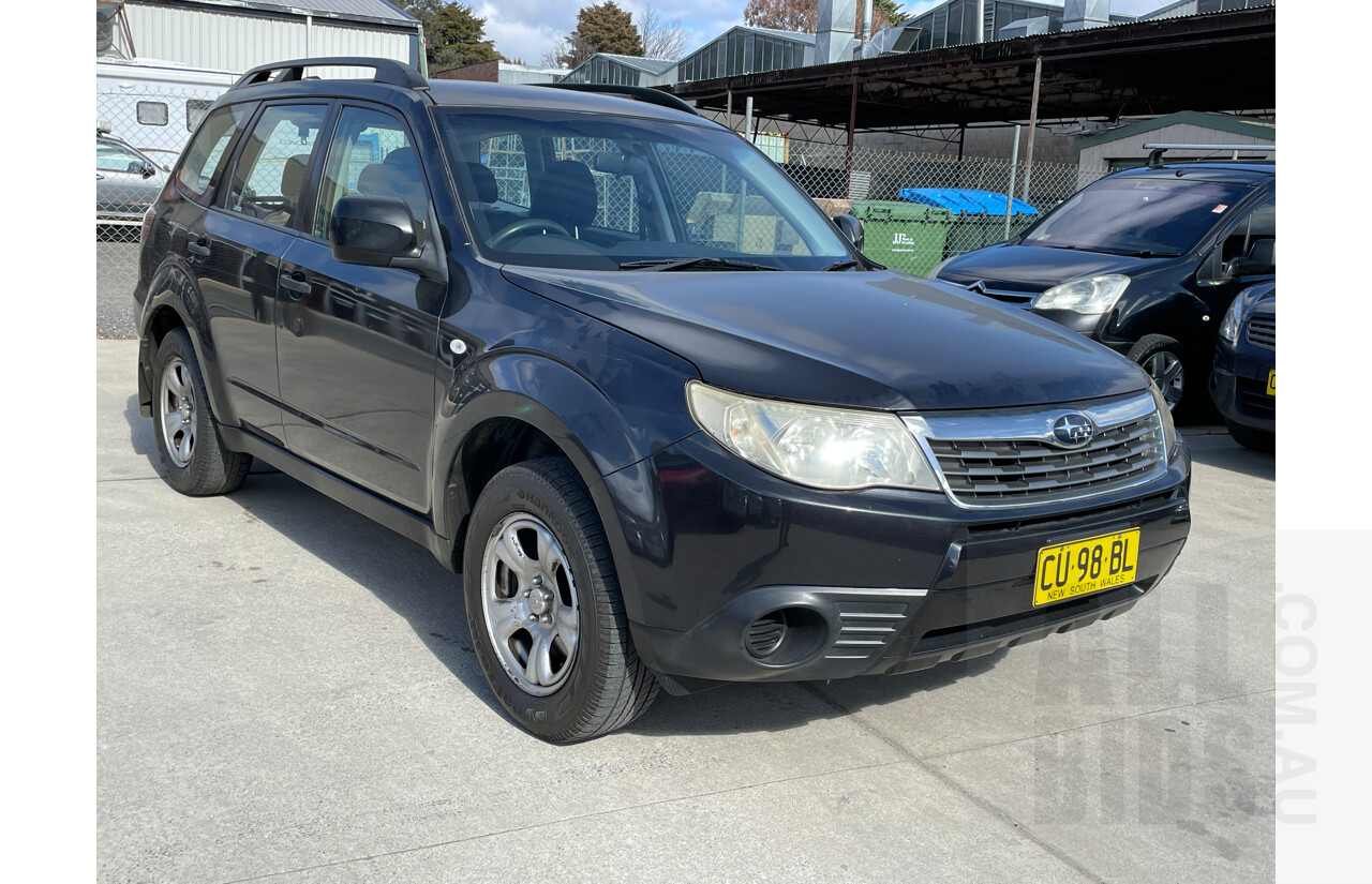 5/2009 Subaru Forester X MY09 4d Wagon Black 2.5L