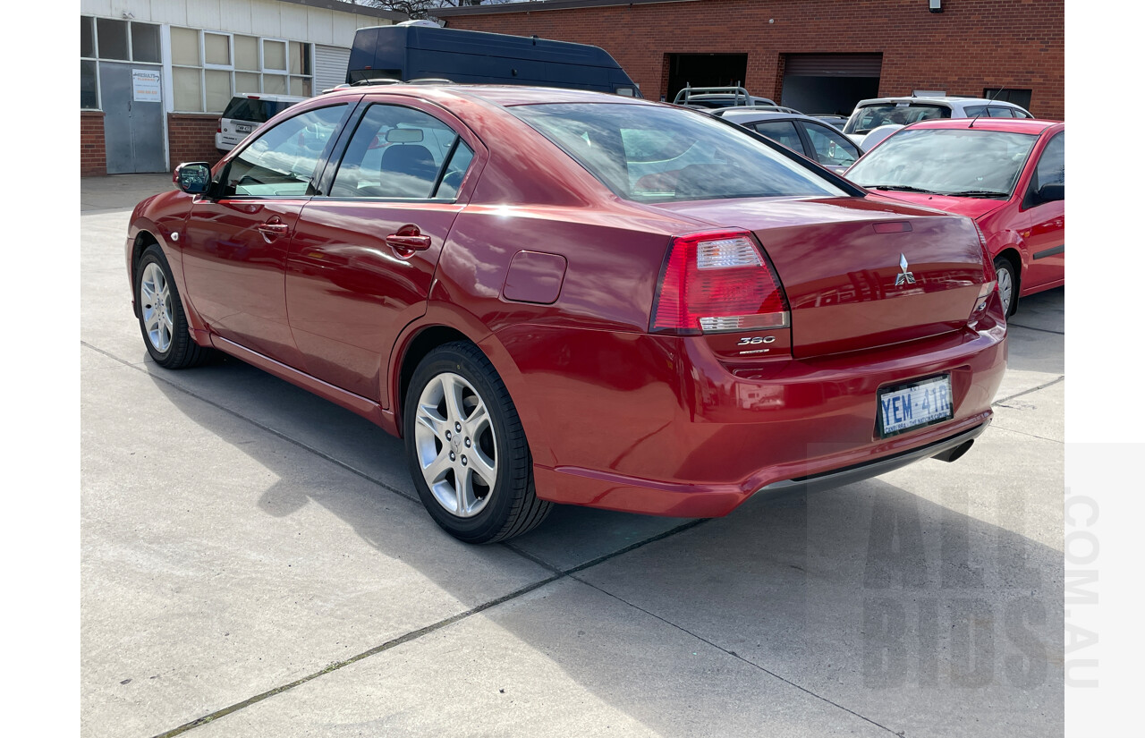 2/2007 Mitsubishi 380 SX DB SERIES II 4d Sedan Red 3.8L