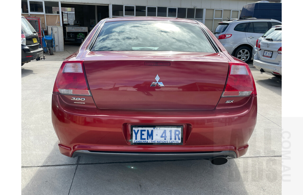 2/2007 Mitsubishi 380 SX DB SERIES II 4d Sedan Red 3.8L