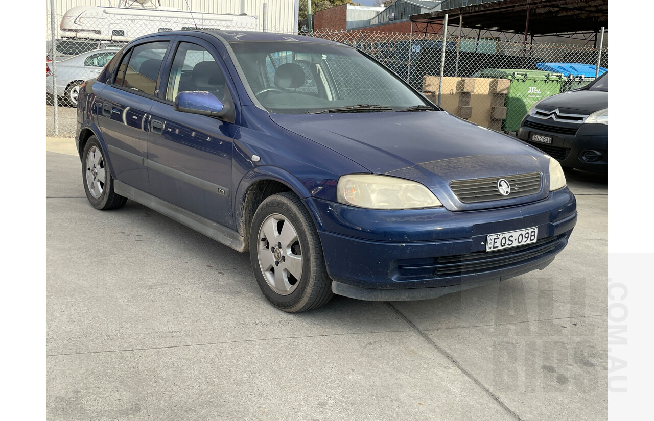 5/2003 Holden Astra CD TS 5d Hatchback Blue 1.8L