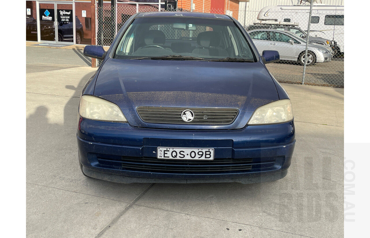 5/2003 Holden Astra CD TS 5d Hatchback Blue 1.8L