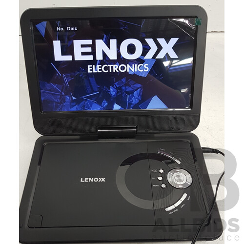 Lenoxx 10.1" Portable DVD Player (Multi Regional/All Region Support) - ORP $149.95