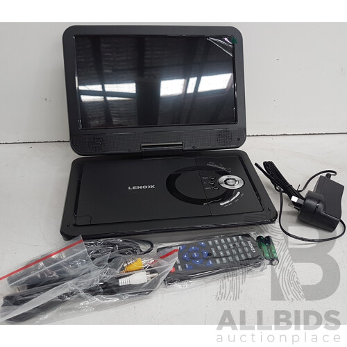 Lenoxx 10.1" Portable DVD Player (Multi Regional/All Region Support) - ORP $149.95