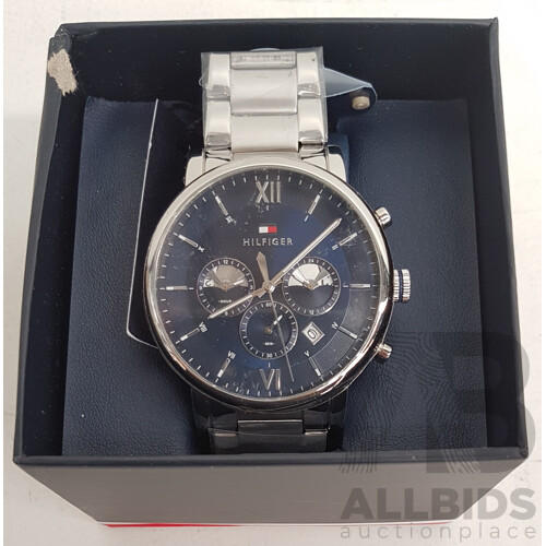 Tommy Hilfiger Steel Men's Watch (Navy) - ORP $239.00