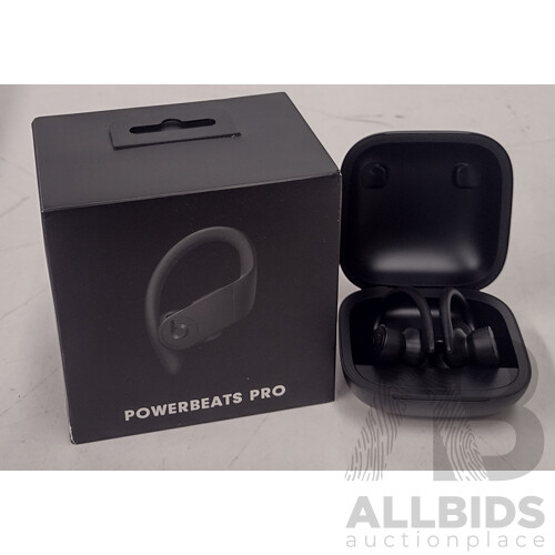 Beats Powerbeats Pro Totally Wireless Earphones (Black) - Left Bud Undetected -  - ORP $419.00