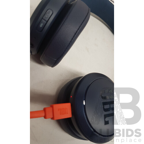 JBL Live 400BT Wireless on Ear Headphones (Blue) - ORP $94.00