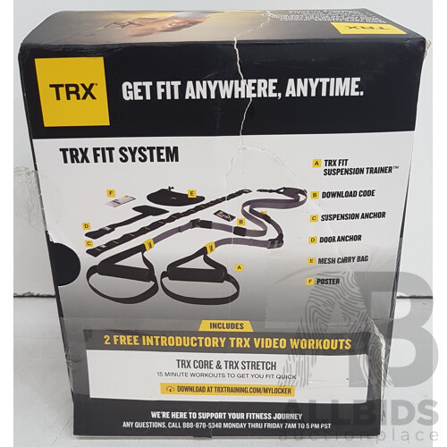 TRX Fit System Suspension Trainer - ORP $299.00