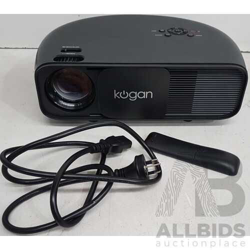 Kogan 3200 Lumens HD Projector - Missing Original Box - ORP $198.00
