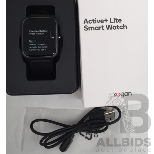 Kogan Hybrid+ Smart Watch & Kogan Active+ Lite Smart Watch - Lot of 2 - ORP $80.00