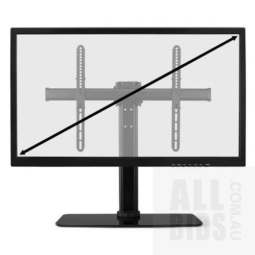 Kogan Dual Monitor Mount and Swivel Tabletop TV Stand with Glass Base - Lot of 2 - ORP $148.99