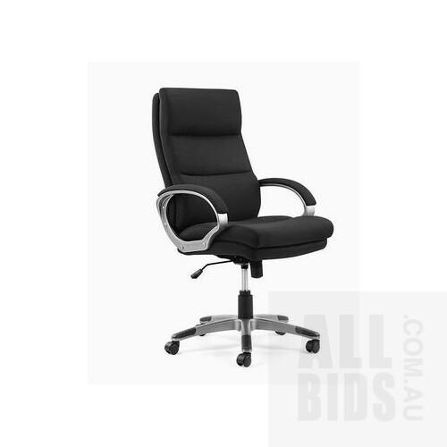 Ergolux Brooklyn Office Chair (Black) - ORP $249.00