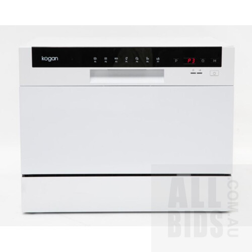 Kogan Benchtop Dishwasher White - ORP $500.00