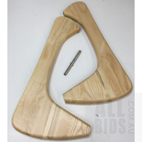 Matt Blatt Noguchi Coffee Table Replica (Ash) - Missing Parts - ORP $329.00