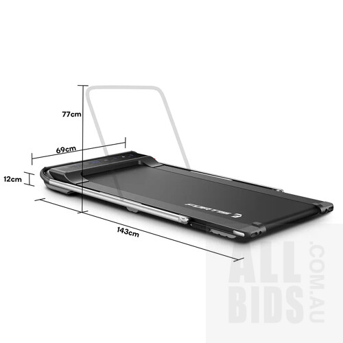 Fortis T2 Ultra Slim Foldable 2-in-1 Walking & Jogging Smart Treadmill - MISSING PARTS - ORP $549.00