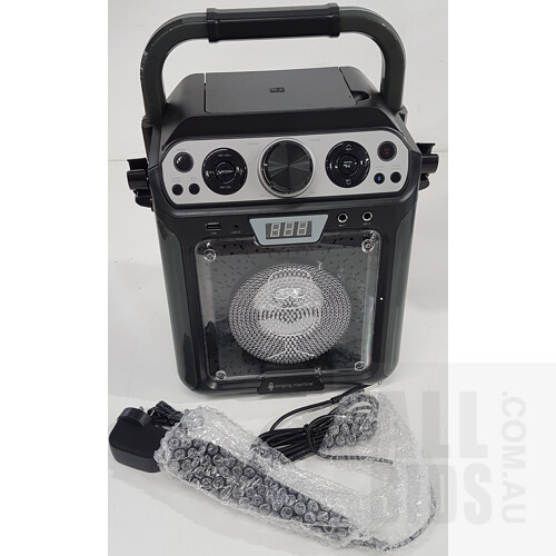 Singing Machine Groove Cube Karaoke System -  ORP $189.99