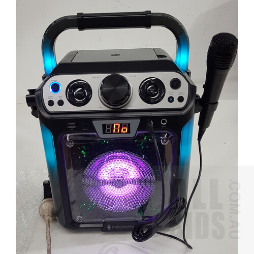 Singing Machine Groove Cube Karaoke System -  ORP $189.99