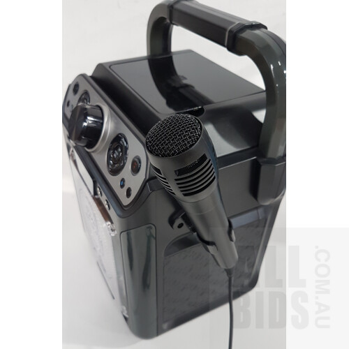 Singing Machine Groove Cube Karaoke System -  ORP $189.99