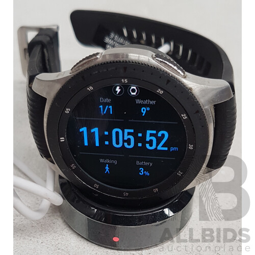 Samsung Galaxy Watch SM-R800 (46MM, Bluetooth, Silver) - ORP $399.00