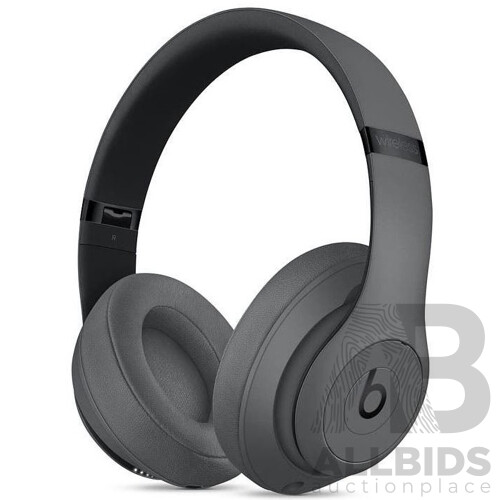 Beats Studio3 Wireless Over-Ear Headphones (Grey) - Missing Inclusions - ORP $389.00