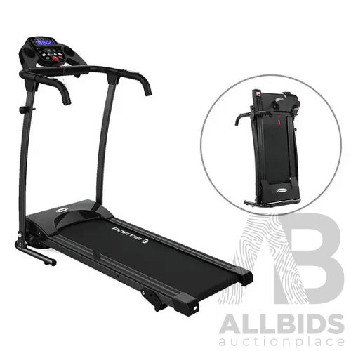 Kogan Fortis 360mm Belt Adjustable Incline Electric Treadmill FSEFBTM360A - ORP $270.00